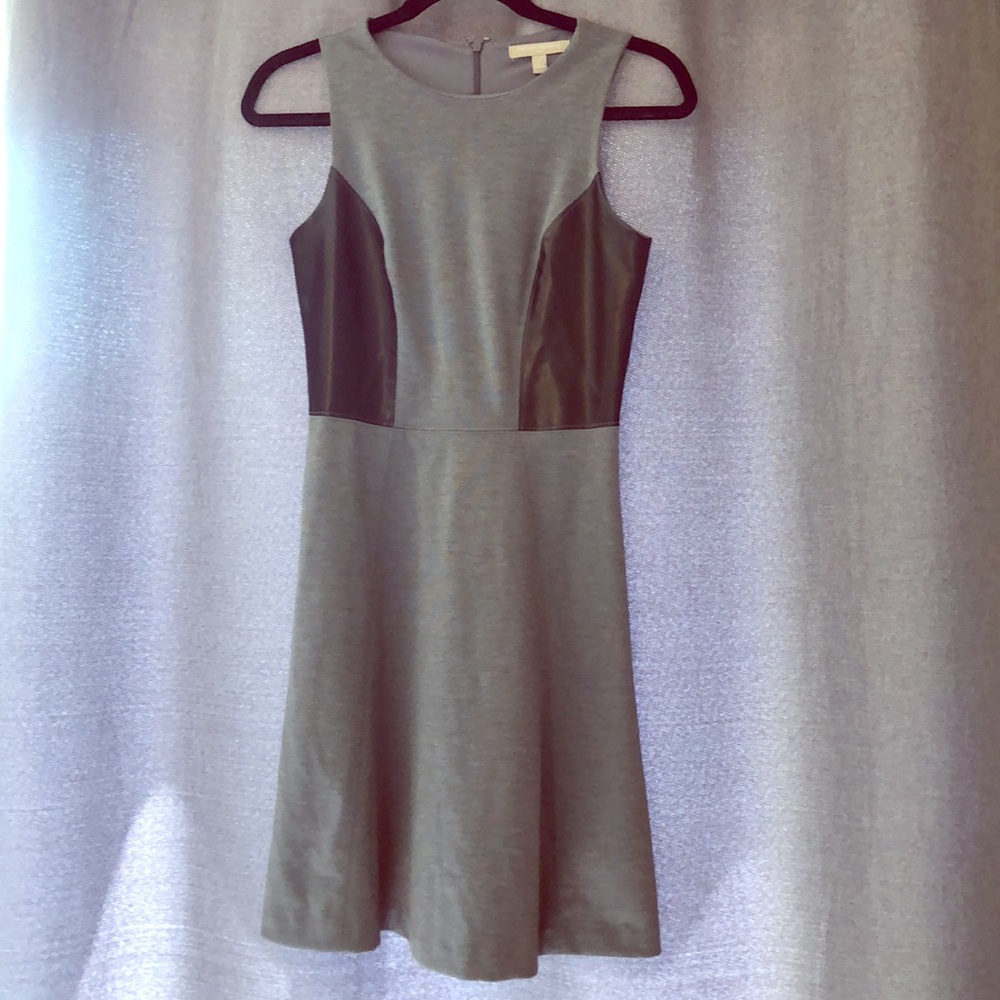 Banana Republic Dress w/ Synthetic Leather Accent
